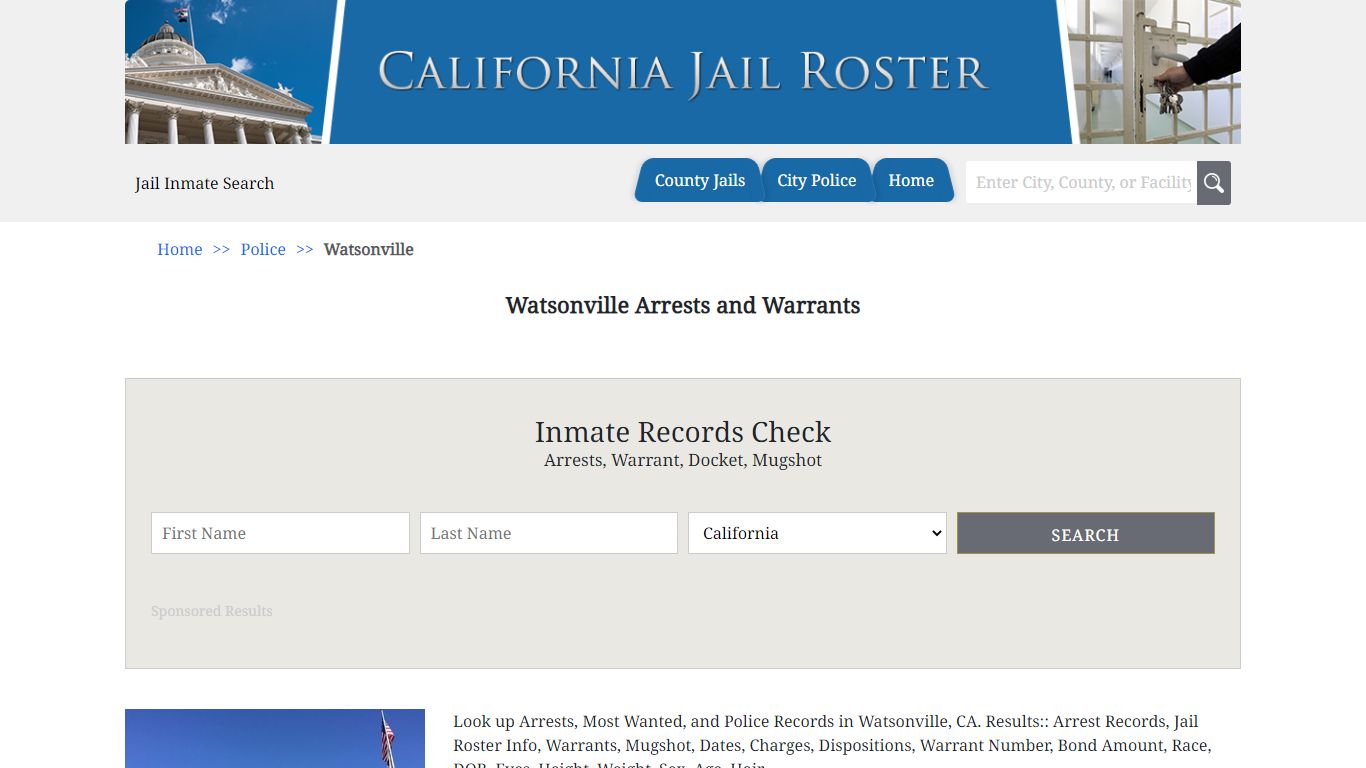 Watsonville Arrests and Warrants | Jail Roster Search